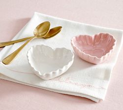 I Love You Sentiment Organic Cotton Napkins -  Set of 4