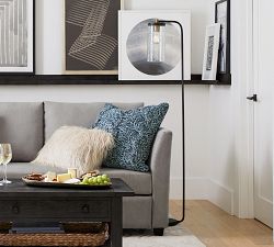 Raylan Recycled Glass Floor Lamp (59")