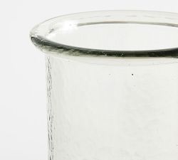 Arden Hammered Glass Hurricane Candle Holder