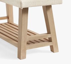 Low Boucle Entry Bench (28.5")