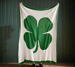 Luck of the Irish Jacquard Knit Throw