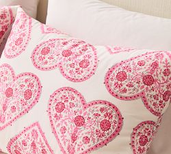 Valentine's Day Heart Comforter Sham