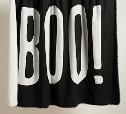 Boo Jacquard Sherpa Back Throw