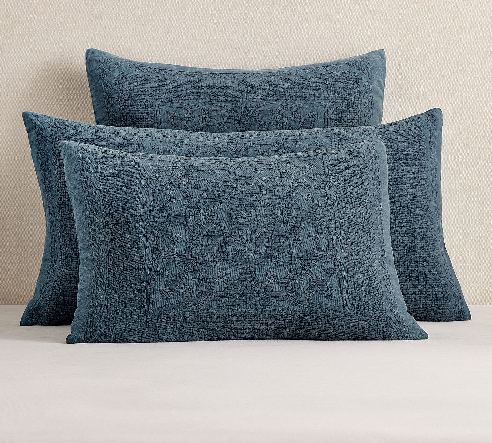 Medallion Matelasse Sham by Pottery Barn