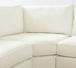 PB Comfort Square Arm 3-Piece Wedge Sectional (115")