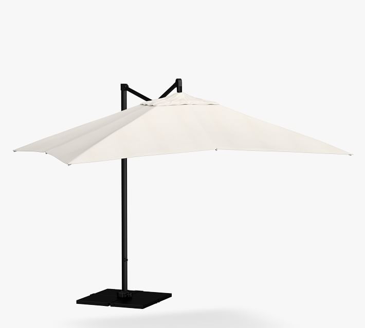 black and white cantilever patio umbrella Amazon.com : Grand 11 FT with Base Outdoor Large Round Aluminum Offset Hanging Umbrella for Garden Backyard (Black & White, 11 FT) : Patio, Lawn & Garden coated steel frame that ensures long Midtown Umbrellas 10 Ft Outdoor