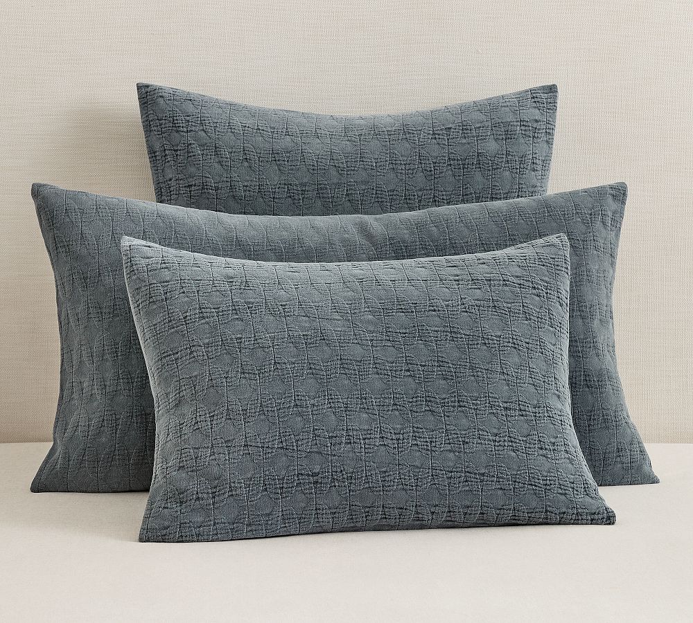 Drew Cotton Chenille Sham by Pottery Barn
