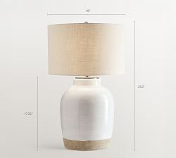 Miller Ceramic Table Lamp (25"-32")