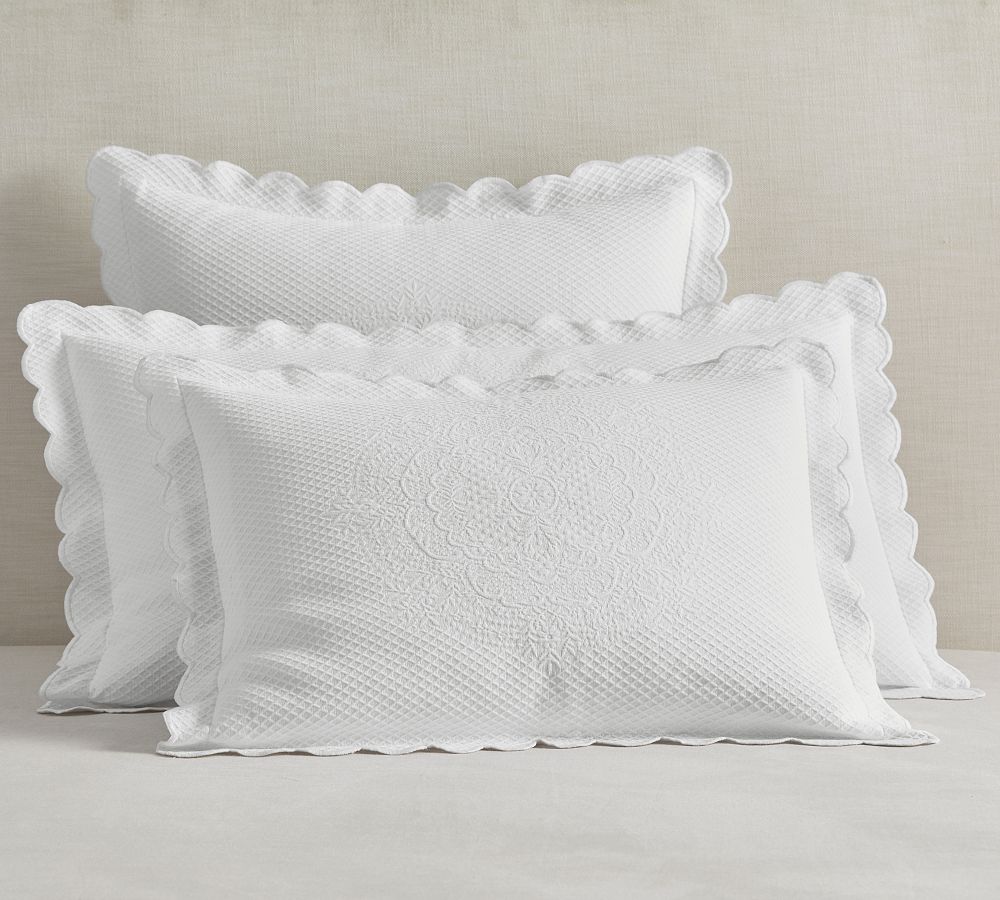 Monique Lhuillier Jardin Matelasse Sham by Pottery Barn