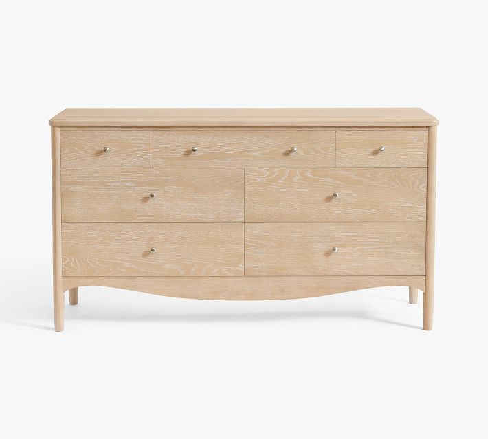 Winslet 7-Drawer Wide Dresser, Mist, 61.5" | Pottery Barn