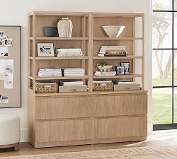 Pacific Storage Bookcase Suite (68")