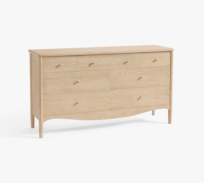 Winslet 7-Drawer Wide Dresser, Mist, 61.5" | Pottery Barn