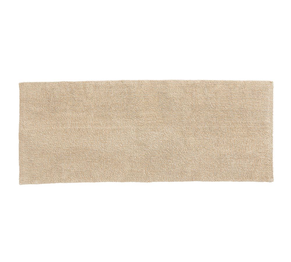 Classic Double Wide Organic Loop Bath Mat - Simply Taupe, 24" x 64"