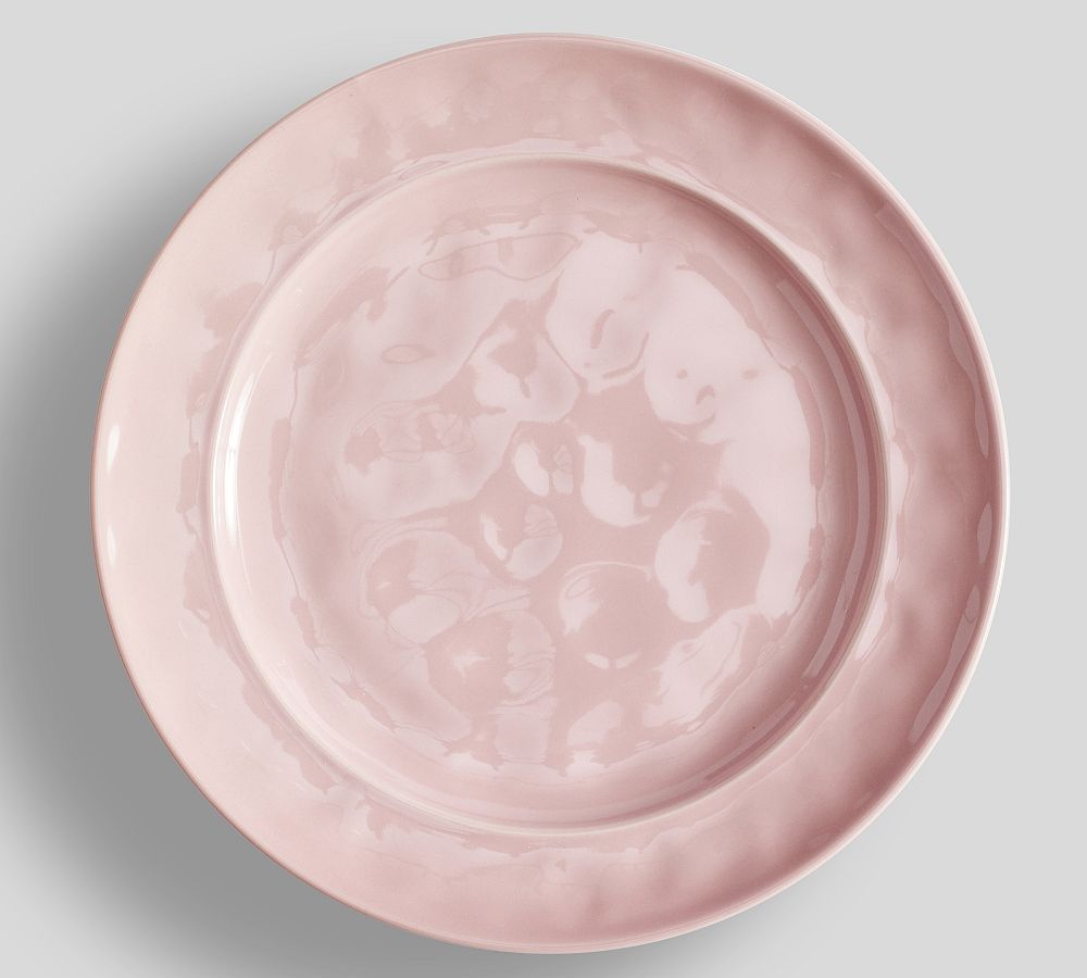Cambria Handcrafted Stoneware Dinner Plates - Set of 4 - 10 3/4", Set of 4 - Rose