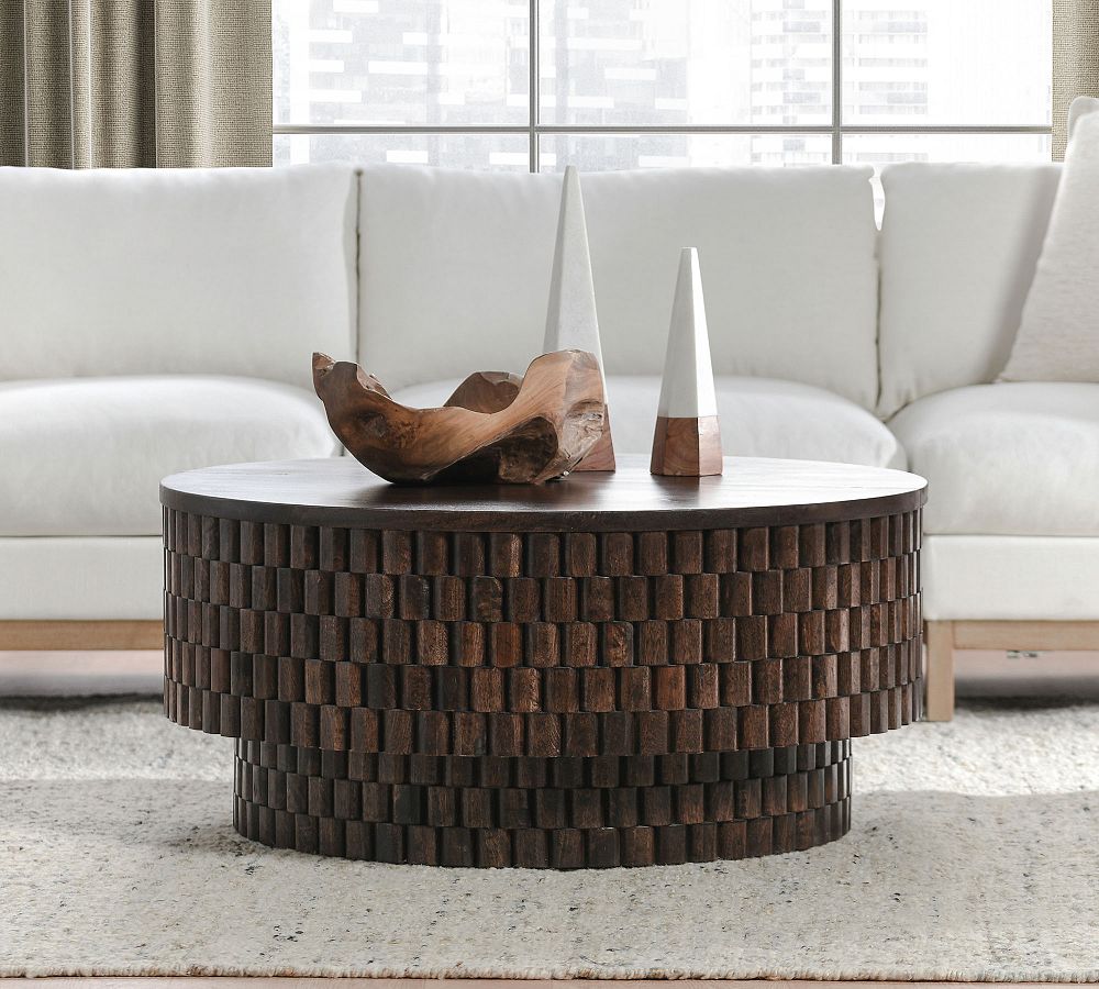 Beirut Round Storage Coffee Table (40") by Pottery Barn