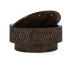Beirut Round Storage Coffee Table (40")