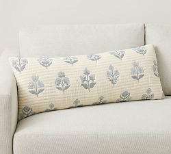 Kiana Jacquard Filled Lumbar Pillow