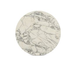 Darlyn Marble Round Outdoor End Table (22.5")