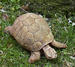 Handcrafted Cast Stone Turtle Garden Object