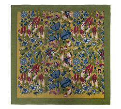 Jardin Block Print Cotton Napkins, Set of 6