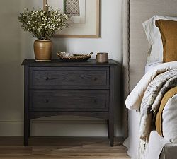 Open Box: Joselyn Nightstand (30") - Smoked Black Oak