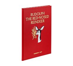 Leather Rudolph The Red Nose Reindeer Coffee Table Book