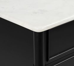 Adrien Marble Nightstand (34")
