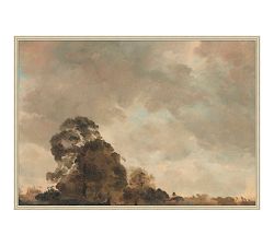 Study of the Heavens Framed Canvas