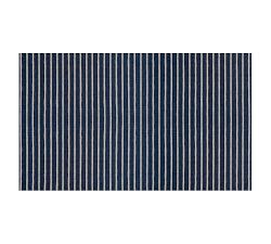 Un-Rug Ticking Striped Washable Floor Mat
