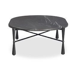 Portia Oval Marble Coffee Table (60")