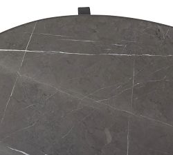 Portia Oval Marble Coffee Table (60")