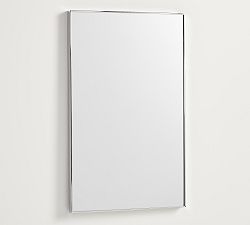 Open Box: Linden Rectangular Mirror (23" x 37") - Chrome