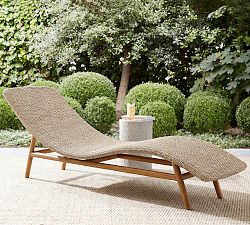 Encinitas Wicker Outdoor Single Chaise Lounge