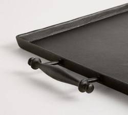 Antique Bronze Handled Tray