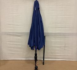 Open Box: 9' Round Outdoor Patio Umbrella with Rustproof Aluminum Tilt Frame - Sunbrella®; Cobalt