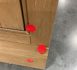 Open Box: Aubrey Modular Media Cabinet Door Base (36"W x 36"H) - Seadrift