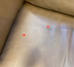 Open Box: Ayden Barrel Arm Leather Swivel Chair (32") - Churchfield Camel