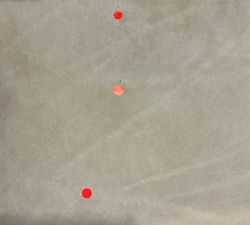 Open Box: Ayden Leather Ottoman - Nubuck Wheat