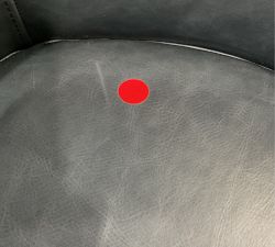 Open Box: Baldwin Leather Swivel Chair - Statesville Indigo