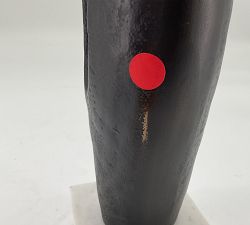 Open Box: Bronze Sculpted Objects, Set of 2 - Natural White, Antique Bronze