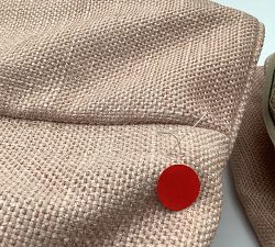 Open Box: Cameron Roll Arm Replacement Slipcover for Armchair - Performance Slub Weave Blush