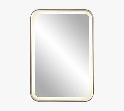 Open Box: Cayucos Lit Wall Mirror (22"W x 32"H) - Gold