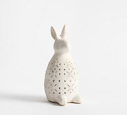 Open Box: Ceramic Cut Out Bunny, Medium (14.5"H)