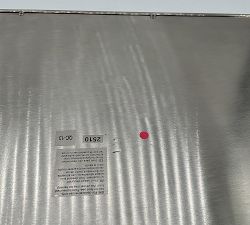 Open Box: Daphne Rectangle Tray, Medium (20"W) - Silver