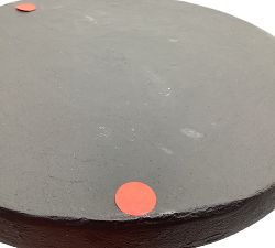 Open Box: Estelle Round Metal Accent Table (12") - Matte Black