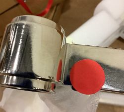 Open Box: Everson Tall Etagere (5.5"W x 59"H) - Polished Nickel