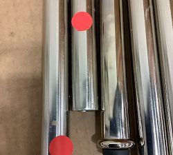 Open Box: Everson Tall Etagere (5.5"W x 59"H) - Polished Nickel