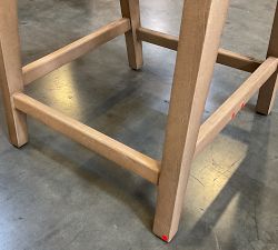 Open Box: Fenton Woven Leather Counter Stool - Legacy Taupe, Seadrift