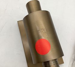 Open Box: Frances Double Sconce (20") - Tumbled Brass