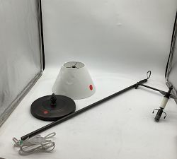 Open Box: Hayden Metal Articulating Task Floor Lamp (58") - Vintage Brass